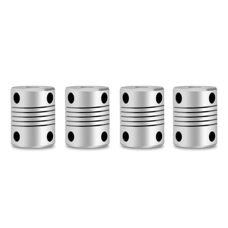 Aluminum Alloy Flexible Shaft Coupling 5PCS Set For 3D Printer Stepper Motor - Image 4
